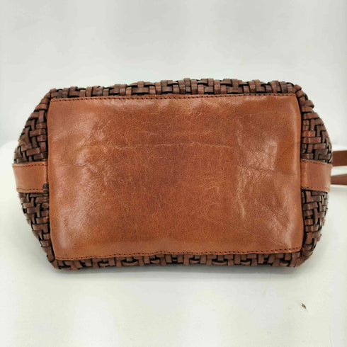 ブルックスブラザーズ BROOKS BROTHERS 編み込みレザー ショルダーバッグ レディース