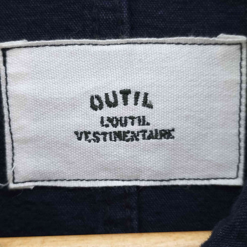 ウティ OUTIL L'outil vestimentaire コットンバンドカラーワークシャツ メンズ JPN:4