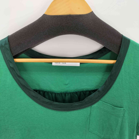 サカイラック sacai luck 異素材切替チュニックカットソー レディース