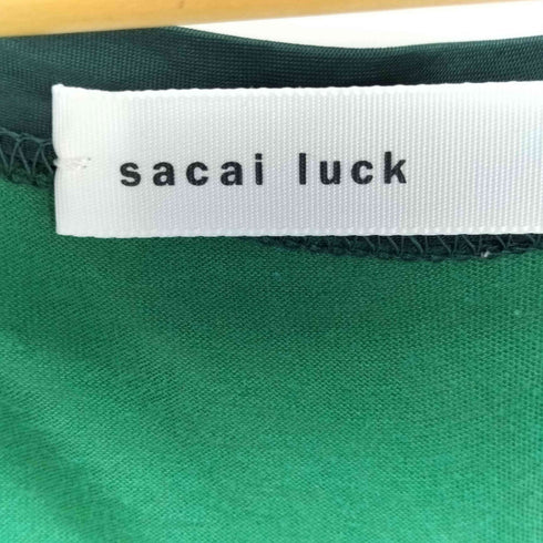 サカイラック sacai luck 異素材切替チュニックカットソー レディース