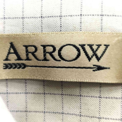 アロー ARROW 90s MICROTECH チェック ボタンダウン 長袖シャツ メンズ import:M