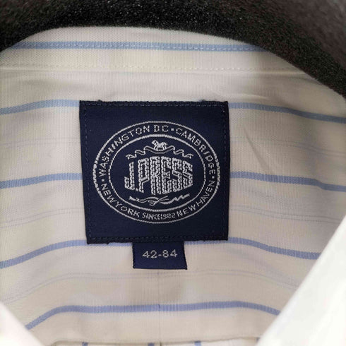 ジェイプレス J.PRESS ストライプボタンダウンシャツ メンズ 42/84