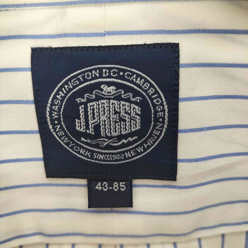 ジェイプレス J.PRESS ストライプボタンダウンシャツ メンズ 43-85