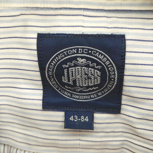 ジェイプレス J.PRESS ストライプボタンダウンシャツ メンズ 43-84