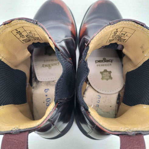 ドクターマーチン Dr.Martens FLORA チェルシー ブーツ CHERRY RED チェリーレッド レディース UK:5