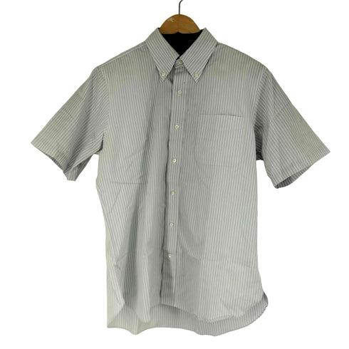 ジェイプレス J.PRESS S/S ストライプボタンダウンシャツ メンズ LL