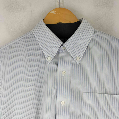 ジェイプレス J.PRESS S/S ストライプボタンダウンシャツ メンズ LL