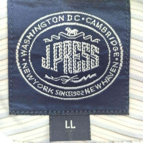 ジェイプレス J.PRESS S/S ストライプボタンダウンシャツ メンズ LL