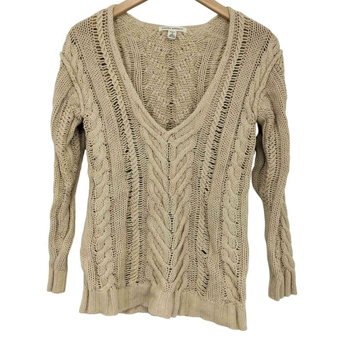 バナナリパブリック BANANA REPUBLIC 00s コットン ケーブルニット レディース import:S