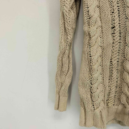 バナナリパブリック BANANA REPUBLIC 00s コットン ケーブルニット レディース import:S