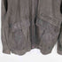 FREY COLLECTION ECHTES LEDER 裏地ストライプ ボックス レザーブルゾン メンズ 54