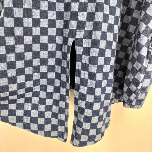 SASAKURA GENSHO 藍染チェック S/S ブラウス レディース