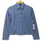 バナナリパブリック BANANA REPUBLIC 00s インド製 インド綿 ストライプ ドレスシャツ レディース import:XS