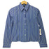 バナナリパブリック BANANA REPUBLIC 00s インド製 インド綿 ストライプ ドレスシャツ レディース import:XS
