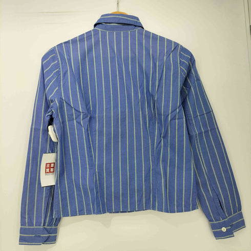 バナナリパブリック BANANA REPUBLIC 00s インド製 インド綿 ストライプ ドレスシャツ レディース import:XS