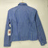 バナナリパブリック BANANA REPUBLIC 00s インド製 インド綿 ストライプ ドレスシャツ レディース import:XS