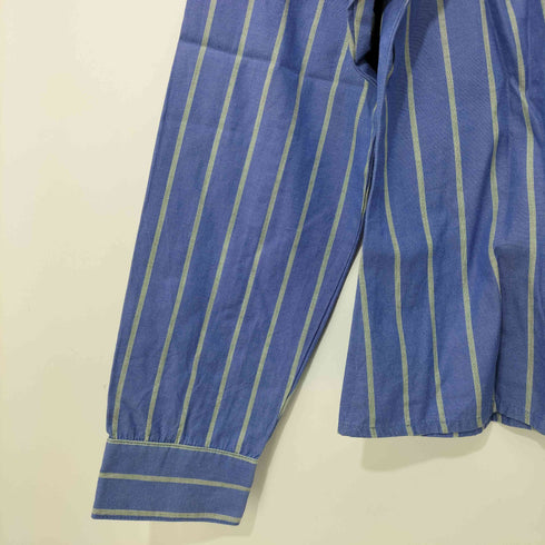 バナナリパブリック BANANA REPUBLIC 00s インド製 インド綿 ストライプ ドレスシャツ レディース import:XS