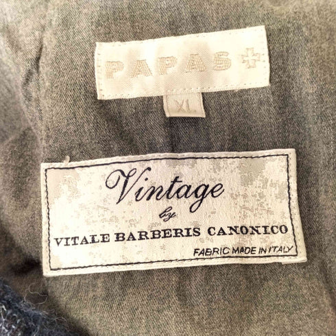 パパス papas Vintage by Vitale Barberis Canonico テーパードパンツ メンズ JPN:XL