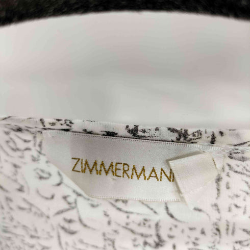 ジマーマン ZIMMERMANN 総柄 ルーズネック 長袖ワンピース レディース 1