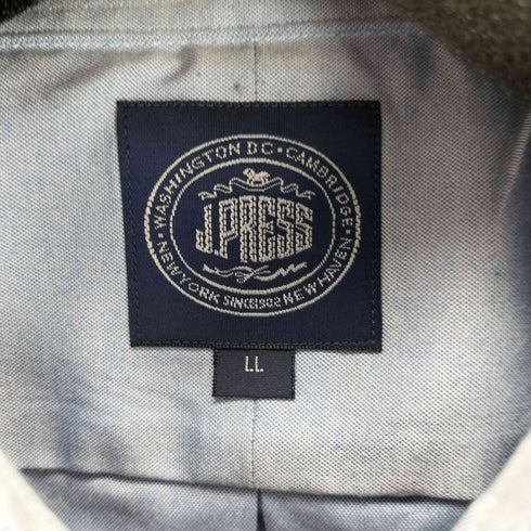 ジェイプレス J.PRESS S/S ボタンダウンシャツ メンズ LL