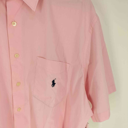 ラルフローレン RALPH LAUREN 90S BLAIRE ボニー刺繍 半袖シャツ メンズ import:XL