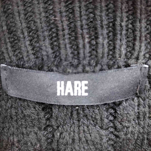 ハレ HARE ハイショクステッチVネックニット レディース FREE