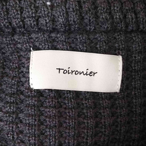 トワロニエ toironier 25AW Zip Waffle Knit Hoodie メンズ JPN:2