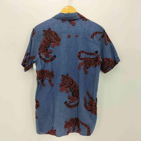 Hurley X CLASSIC FIT 虎柄 後染め 半袖シャツ メンズ import:S