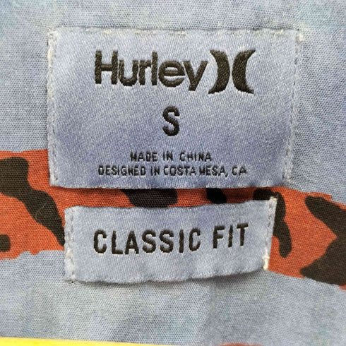 Hurley X CLASSIC FIT 虎柄 後染め 半袖シャツ メンズ import:S
