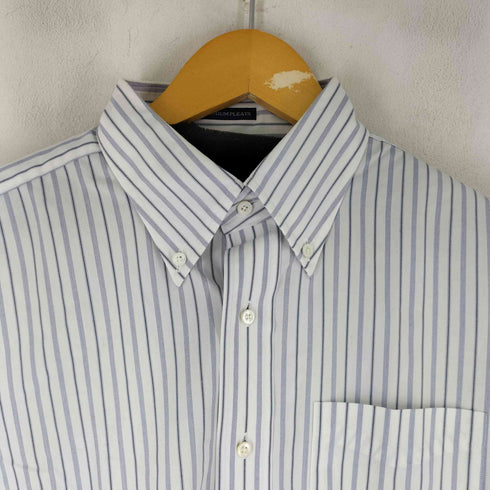 ジェイプレス J.PRESS S/S ストライプボタンダウンシャツ メンズ LL