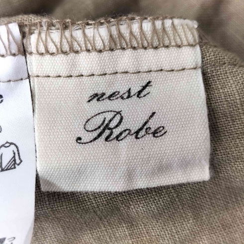 ネストローブ nest Robe リネン100% カシュクールワンピース レディース
