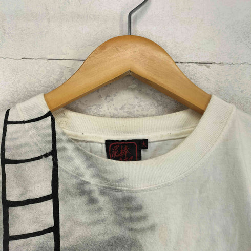 ドロボウニッキ 泥棒日記 Japanese pattern 和柄 プリントクルーネックTシャツ メンズ 大