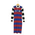 ステューシー Stussy Mix Up RUGBY ラガーシャツワンピース レディース S