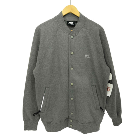 ヘリーハンセン HELLY HANSEN ロゴ刺繍 スウェット スタジアム ジャンパー バーシティ ジャケット メンズ import:L