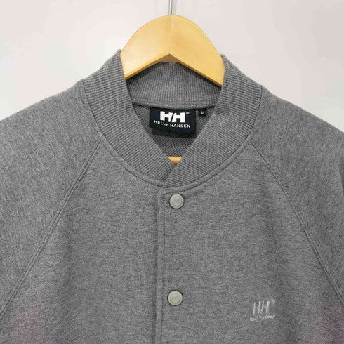 ヘリーハンセン HELLY HANSEN ロゴ刺繍 スウェット スタジアム ジャンパー バーシティ ジャケット メンズ import:L
