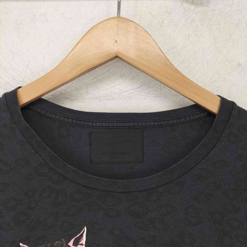 アルトラバイオレンス ultra-violence レオパード柄 キャラクタープリント クルーネック 半袖 Tシャツ レディース 2