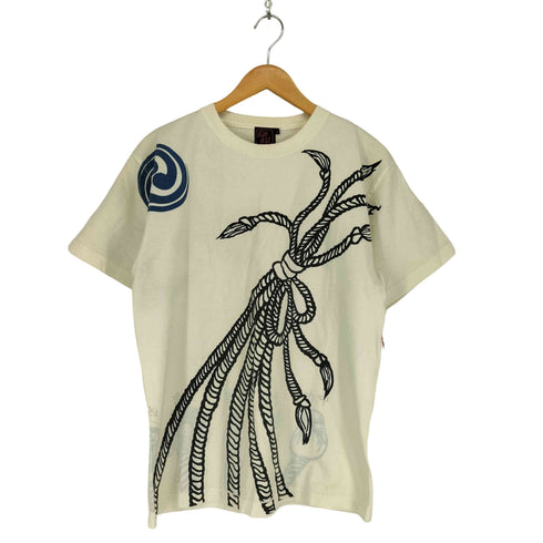 ドロボウニッキ 泥棒日記 Japanese pattern 和柄 プリントクルーネックTシャツ メンズ 大