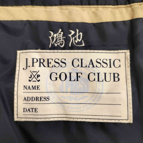 ジェイプレス J.PRESS 裏チェック スイングトップ メンズ LL