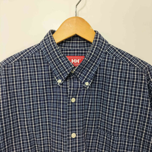 ヘリーハンセン HELLY HANSEN 00s ボックスフィット ボタンダウン チェック シャツ メンズ import:M