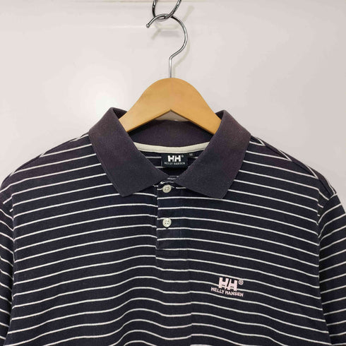 ヘリーハンセン HELLY HANSEN 00s Y2K ロゴ刺繍 レイヤード ボーダー L/S シャツ メンズ import:M