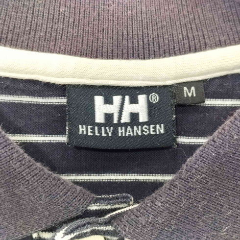 ヘリーハンセン HELLY HANSEN 00s Y2K ロゴ刺繍 レイヤード ボーダー L/S シャツ メンズ import:M