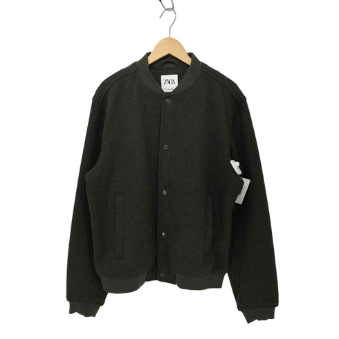 ザラ ZARA スタジアムジャンパー バーシティ ジャケット メンズ import:L