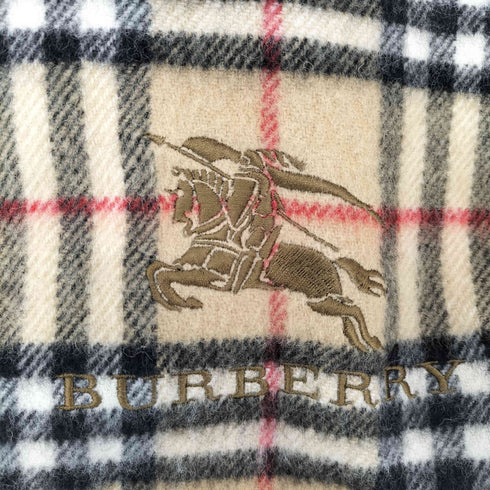 バーバリーロンドン BURBERRY LONDON ノバチェック ウール100 マフラー メンズ