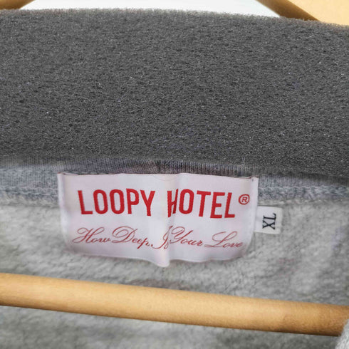 LOOPY HOTEL フロントプリント プルオーバーパーカー street メンズ import:XL