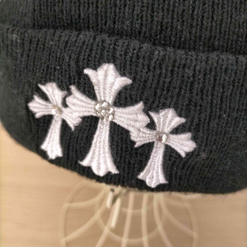 オット otto クロス 十字架 刺繍 ニット ビーニー メンズ