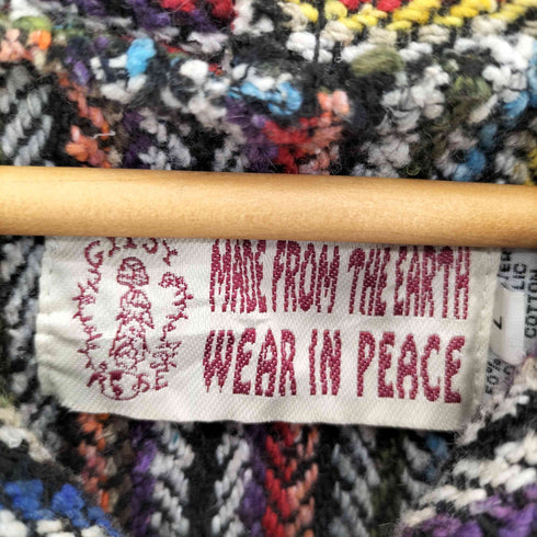 MADE FROM THE EARTH WEAR IN PEACE メキシカンパーカー アメカジ メンズ L