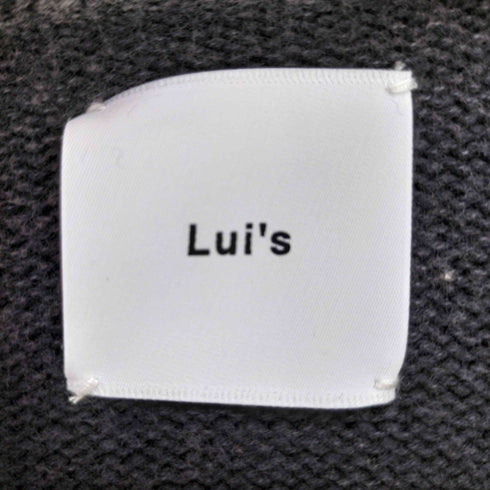 ルイス Luis ストーンウォッシュニット コットンニット メンズ FREE