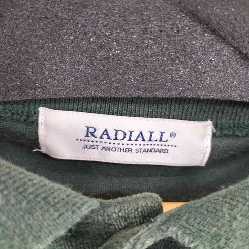 ラディアル RADIALL ベロア ロングスリーブ ポロシャツ メンズ M