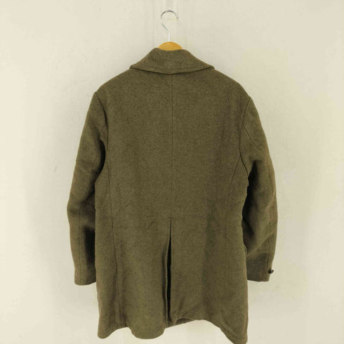 lake land 60S 裏ボア くるみボタン メルトン コート メンズ US:42