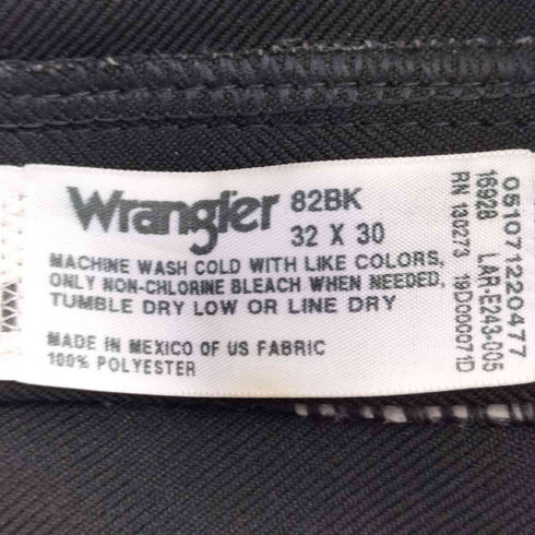 ラングラー Wrangler 82BK Flare Dress Trousers スラックスパンツ ランチャー メンズ 32×32